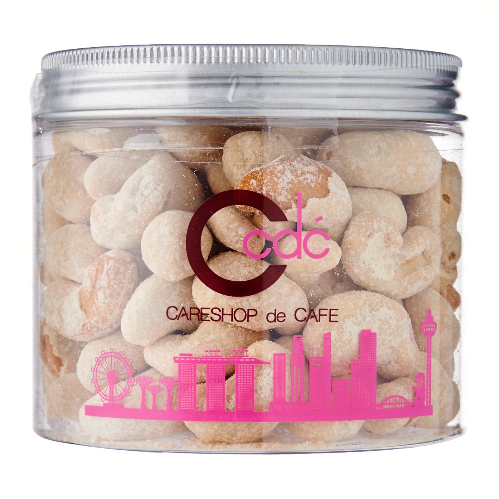 CDC Garlic Onion Cashew Nuts-Using garlic and onion as seasoning, the cashew nuts are coated with it resulting in a crunchy and savory snack.